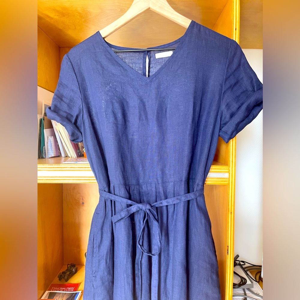 Darling blue Fog Linen dress.  No defects, never worn.